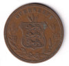 Guernsey 1864 8 Doubles Extra Fine (EF40) $