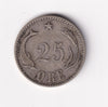 Denmark 1891H-CS 25 Ore VF-EF (VF30) $