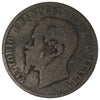 Italy 1866OM 10 Centesimi F-VF (F15)