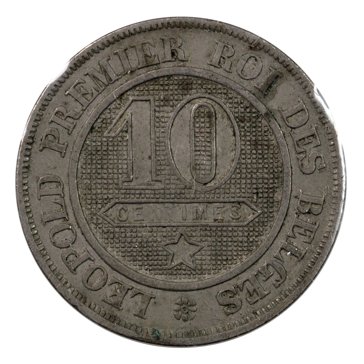 Belgium 1861 10 Centimes Extra Fine (EF40)