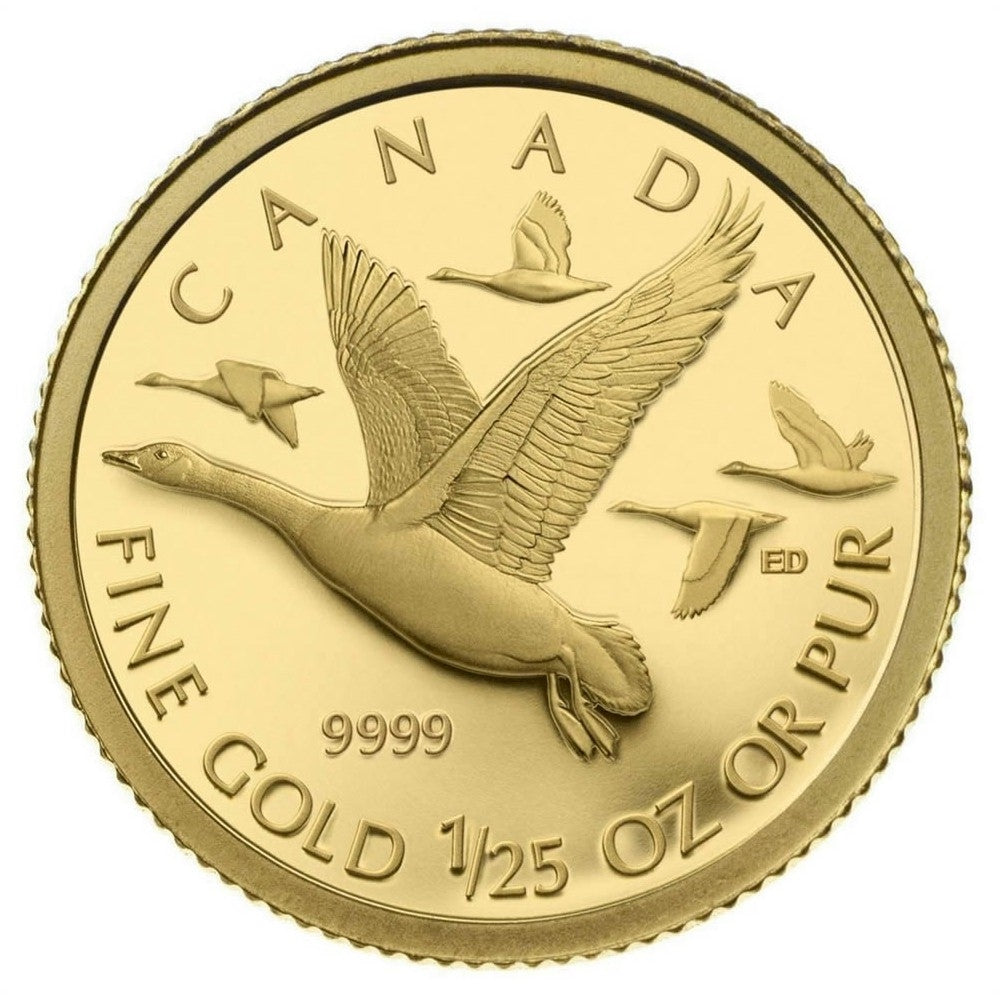 2011 Canada 50-cent Canada Geese 1/25oz. Fine Gold (No Tax)