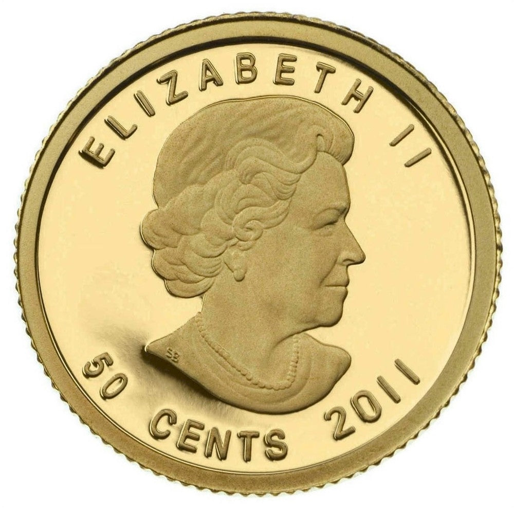 2011 Canada 50-cent Canada Geese 1/25oz. Fine Gold (No Tax)