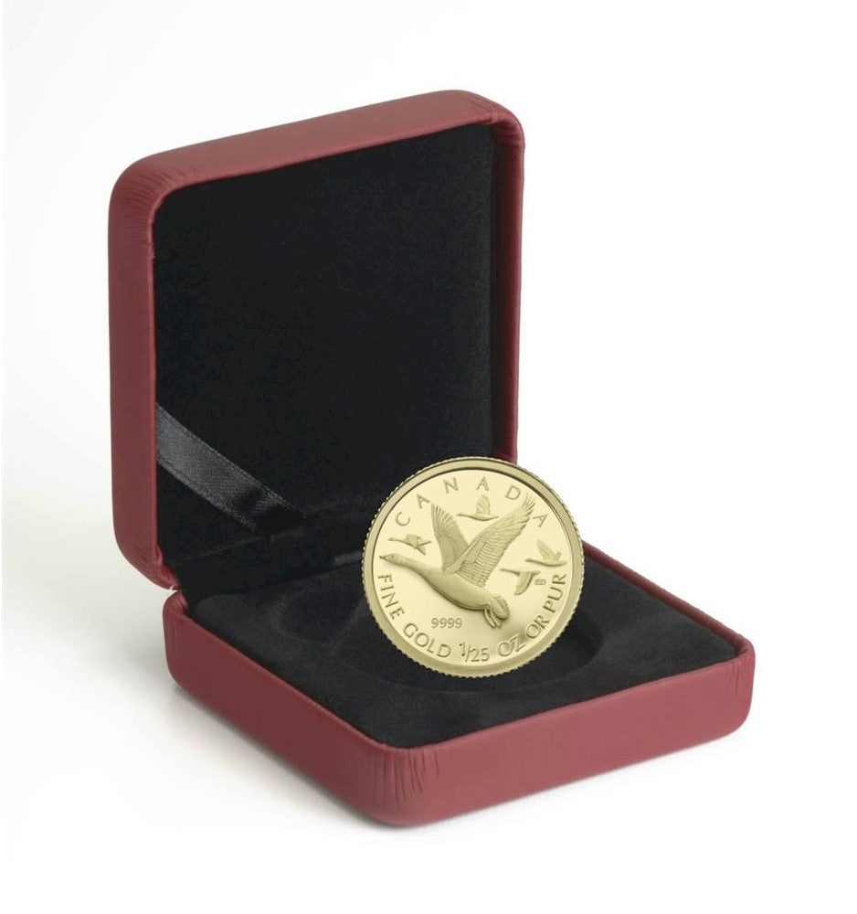 2011 Canada 50-cent Canada Geese 1/25oz. Fine Gold (No Tax)