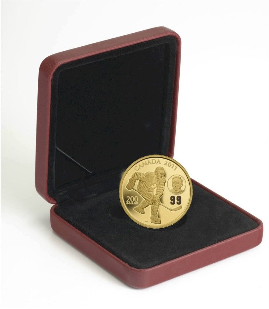 2011 Canada $200 Wayne & Walter Gretzky 22K Gold Coin