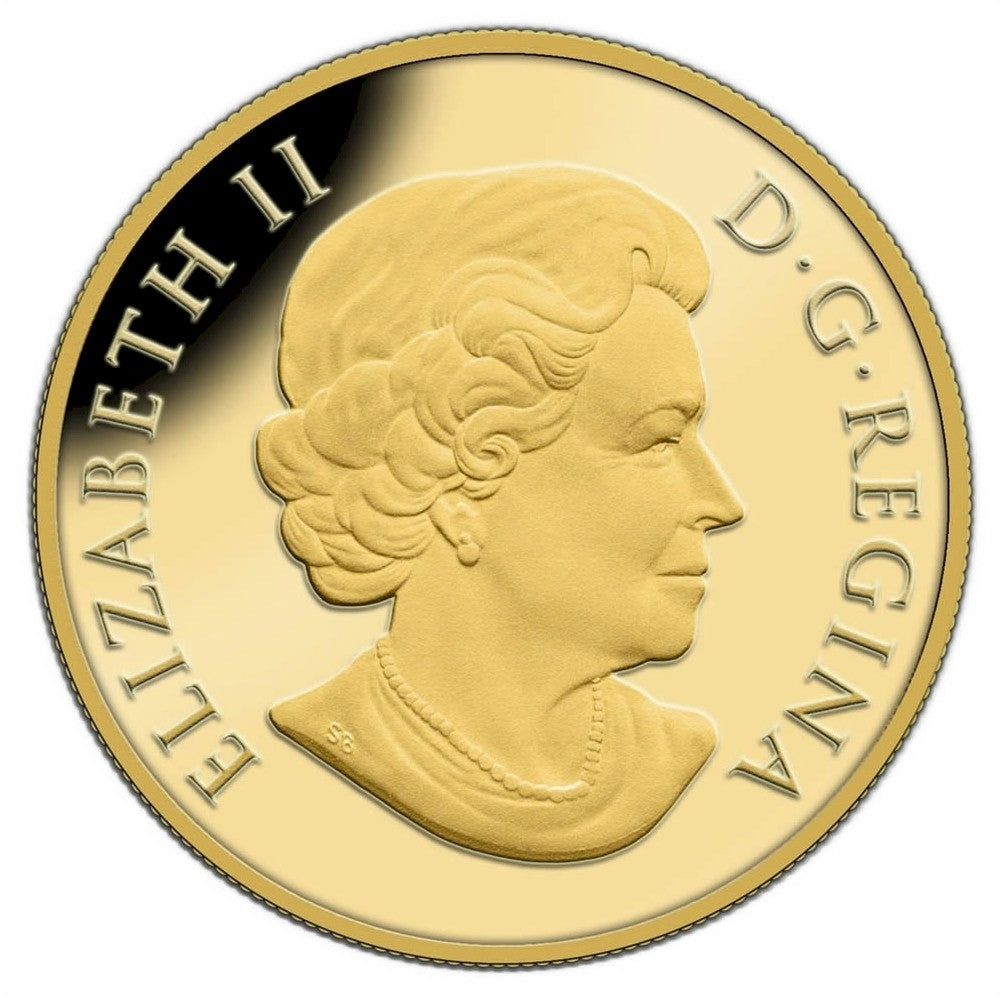 2014 Canada 25-cent Rocky Mountain Bighorn Sheep Gold (No Tax)