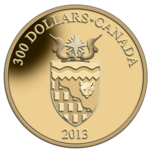 2013 Canada $300 14K Coat of Arms - Northwest Territories Gold