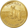 2013 Canada $350 Iconic Polar Bear Pure Gold Coin (No Tax)