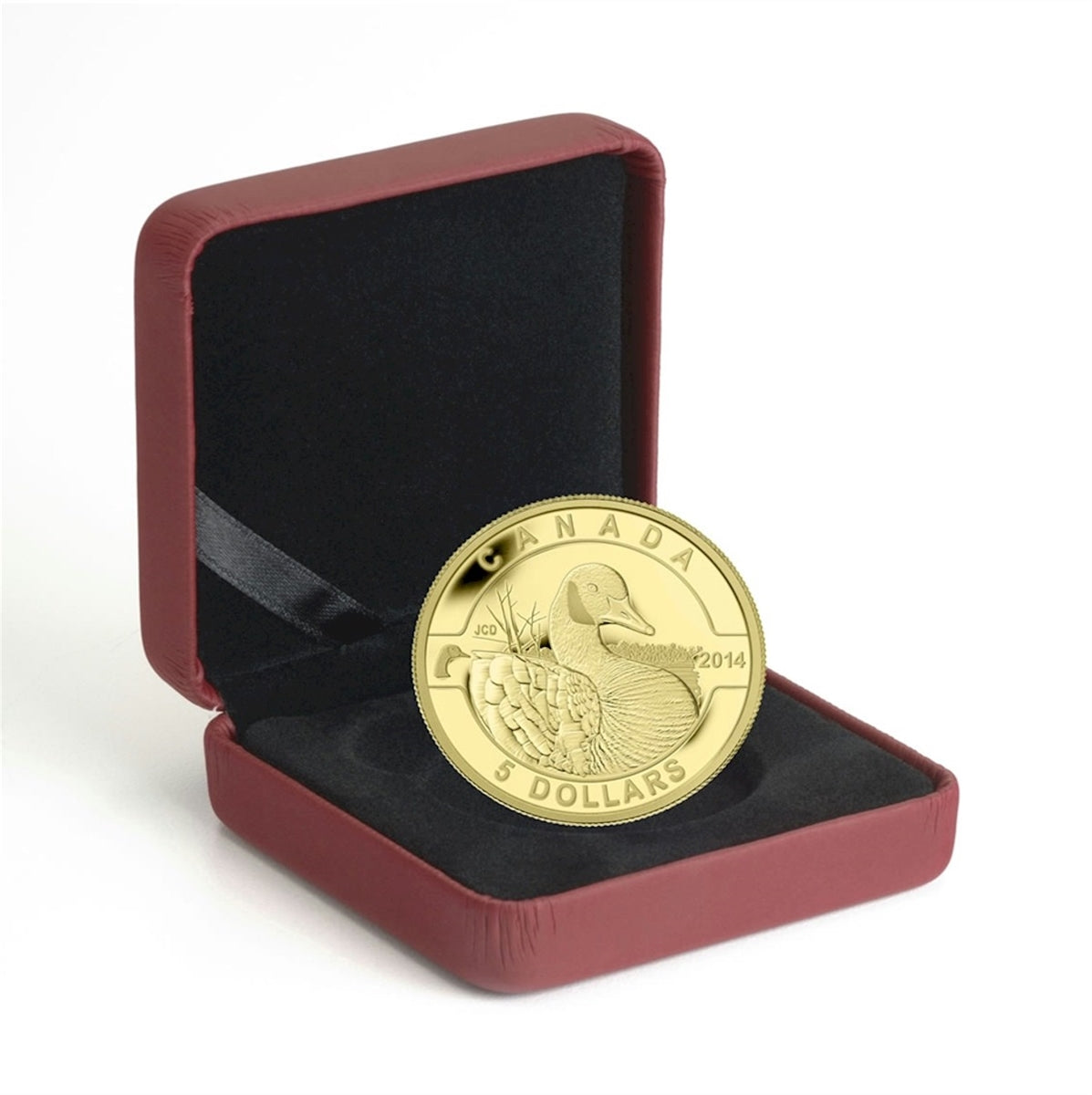 2014 $5 O Canada - Canada Goose 1/10oz Pure Gold Coin (No Tax)