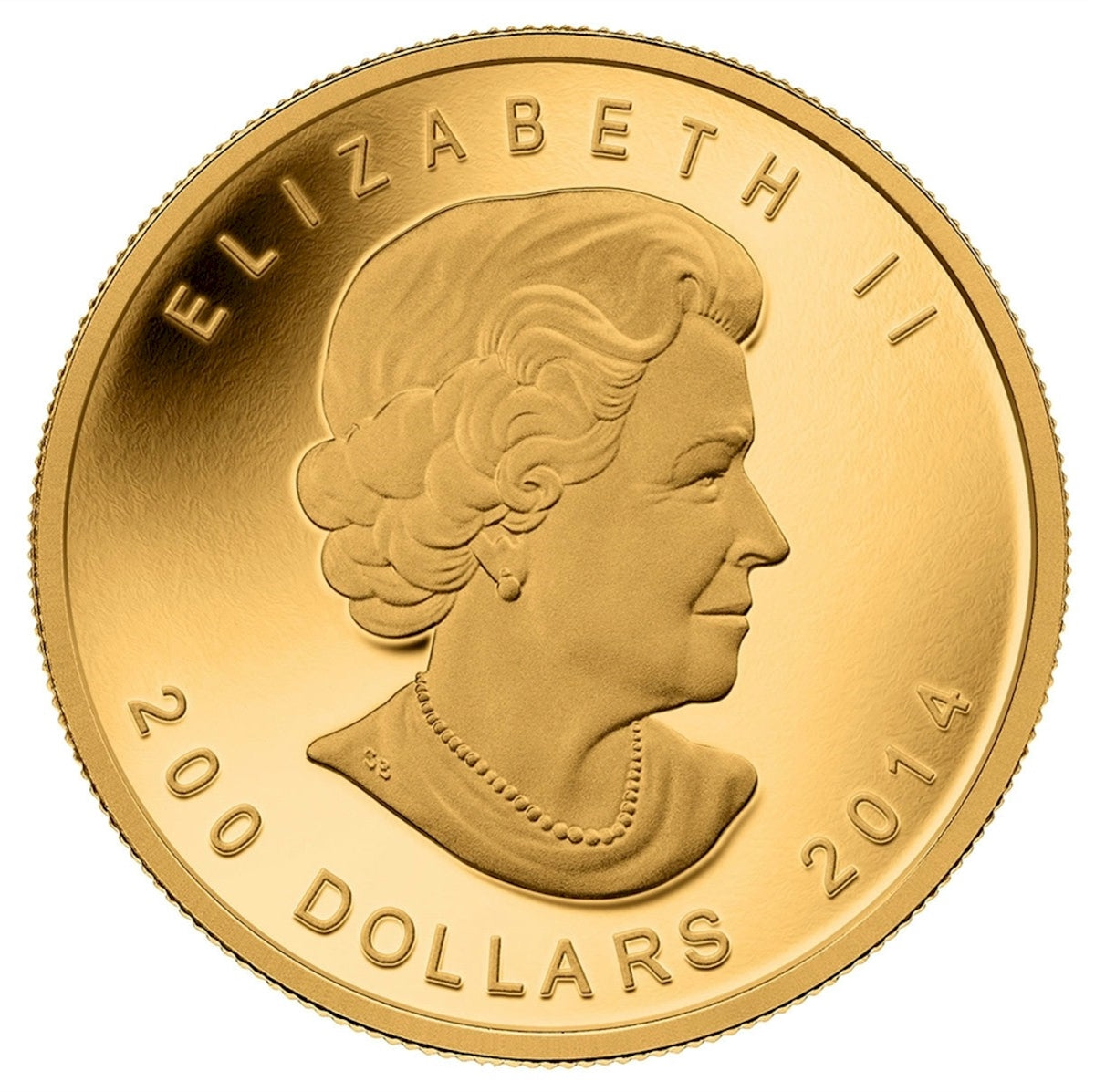 2014 Canada $200 Howling Wolf Pure Gold Coin (TAX Exempt) - 129232