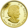 2014 Canada $350 The Majestic Moose Pure Gold Coin (No Tax) Small Crease on Sleeve
