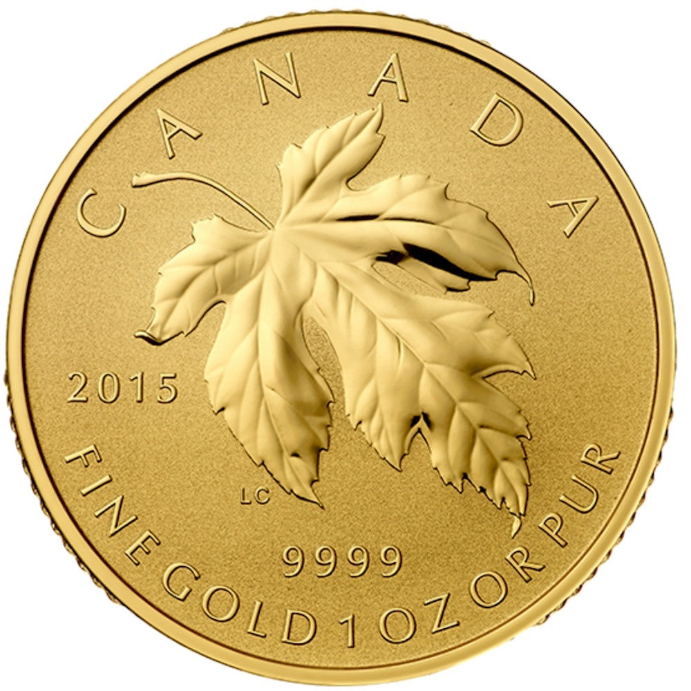 2015 Canada Pure Gold Fractional Set - The Maple Leaf (No Tax)