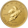 2015 Canada Pure Gold Fractional Set - The Maple Leaf (No Tax)