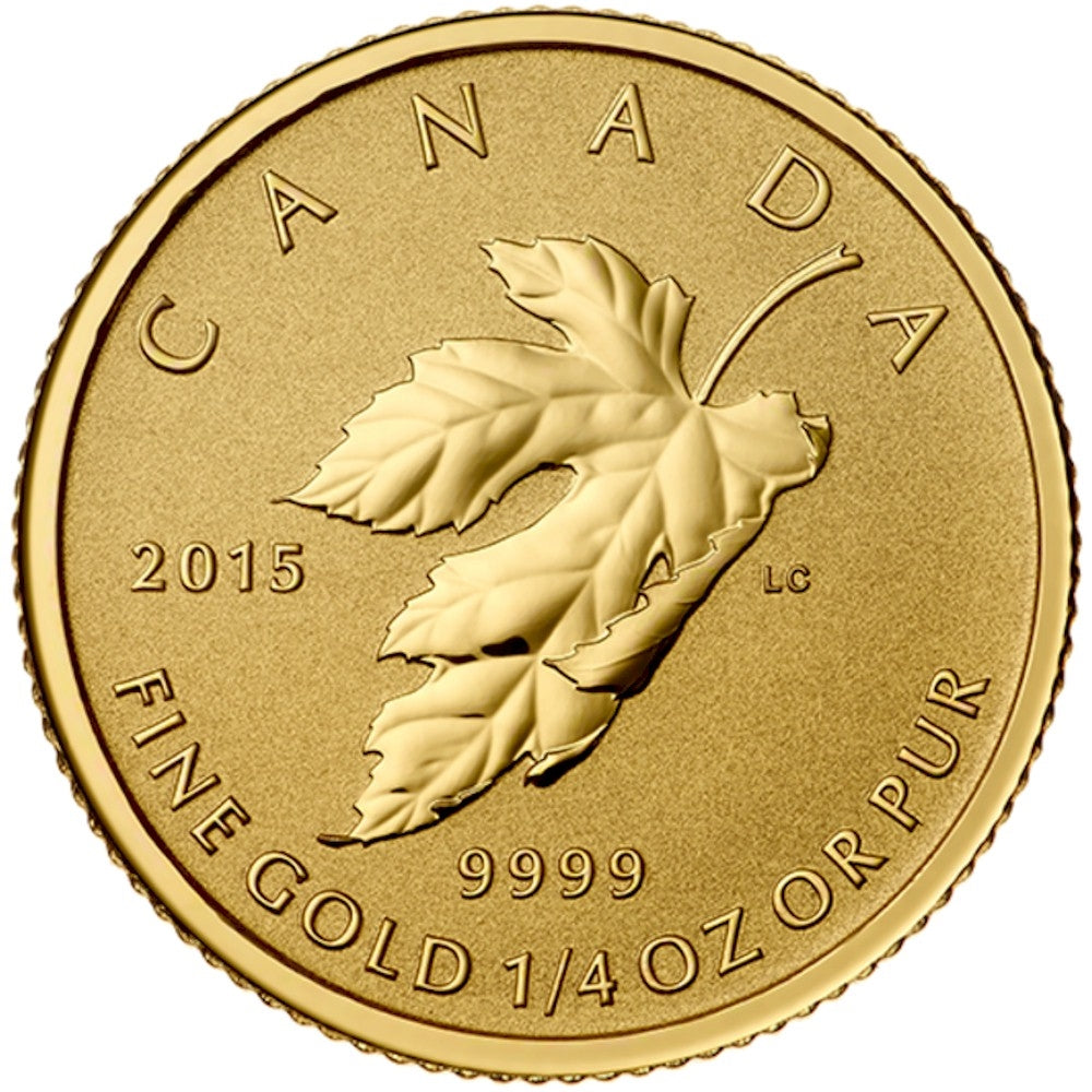 2015 Canada Pure Gold Fractional Set - The Maple Leaf (No Tax)