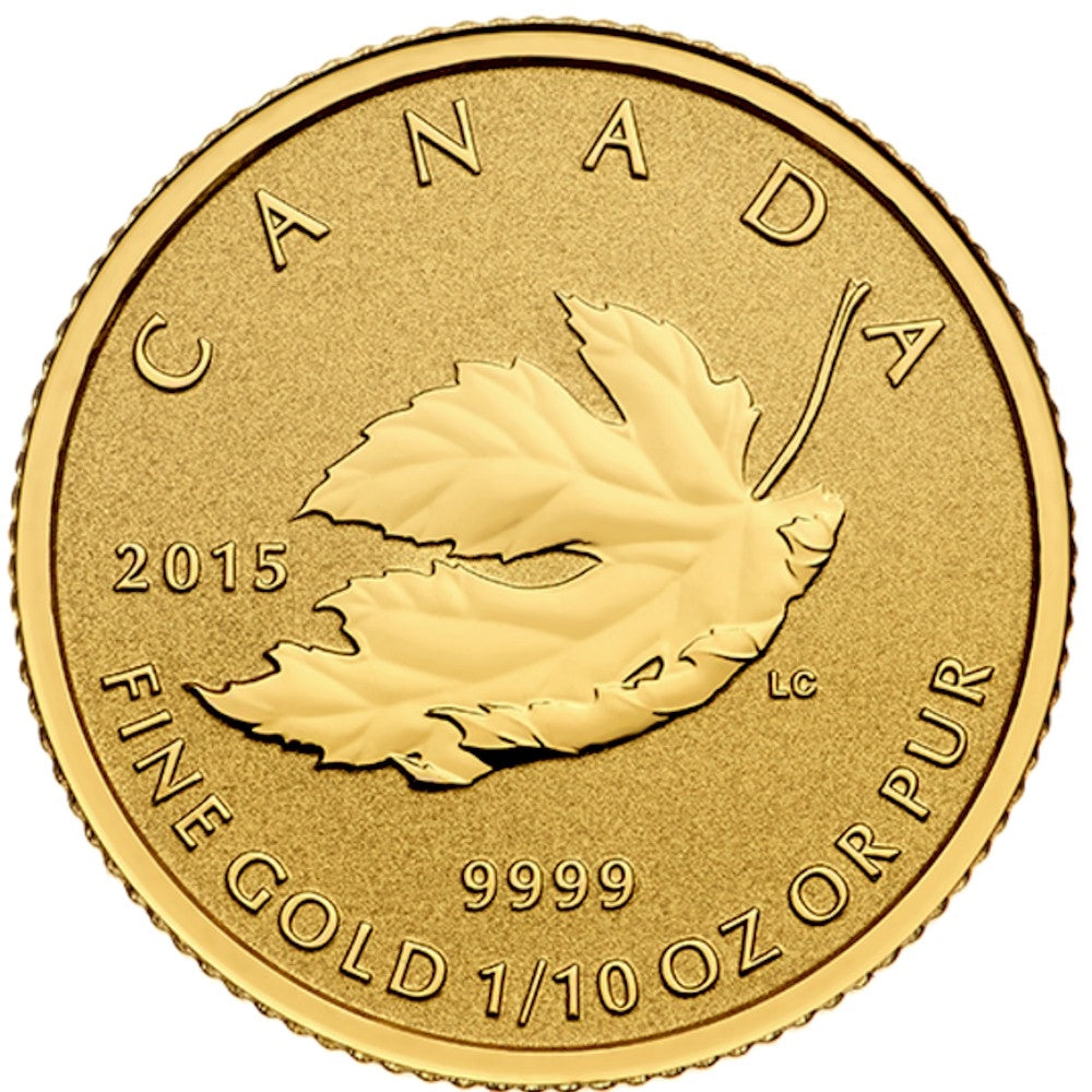 2015 Canada Pure Gold Fractional Set - The Maple Leaf (No Tax)