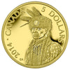 2014 Canada $5 Portrait of Nanaboozhoo 1/10oz Pure Gold Coin (TAX Exempt)