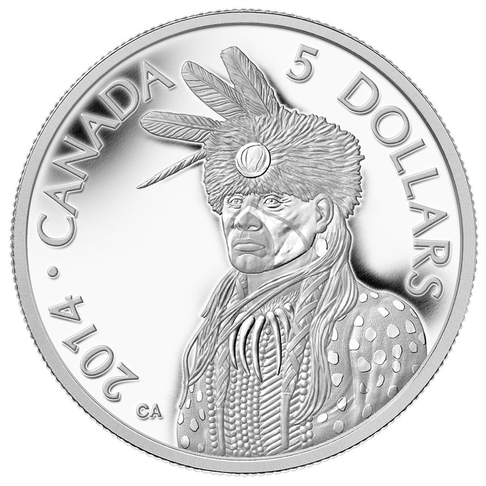 2014 Canada $5 Portrait of Nanaboozhoo 1/10oz Platinum Coin (No Tax)