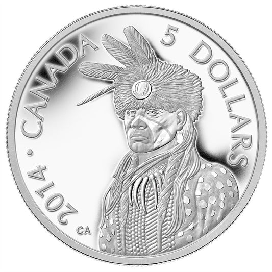 2014 Canada $5 Portrait of Nanaboozhoo 1/10oz Platinum Coin (No Tax)