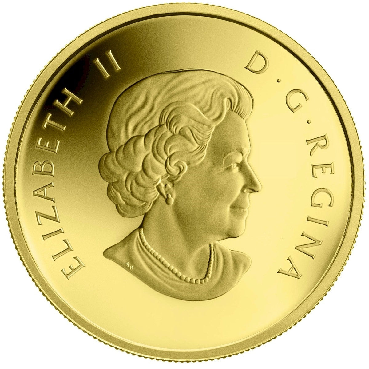 2014 Canada $5 Overlaid Majestic Maple Leaves 1/10oz Pure Gold Coin (No Tax)