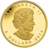 2014 Canada $5 Five Blessings 1/10o Pure Gold (TAX Exempt)