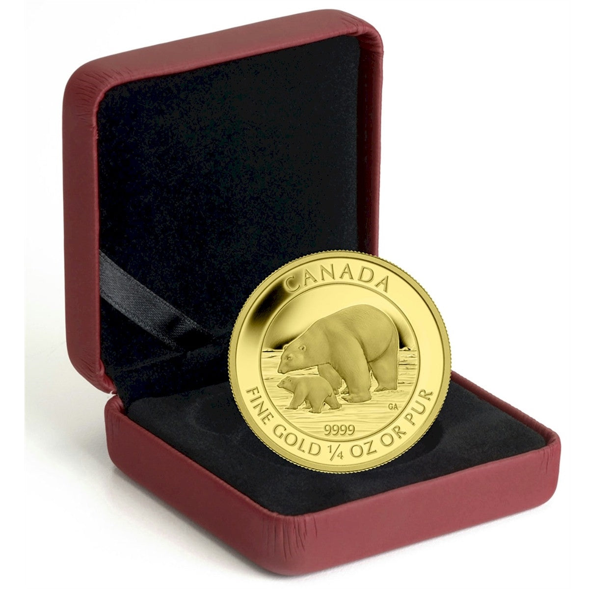 2015 Canada $10 Polar Bear and Cub Pure Gold Coin (TAX Exempt)