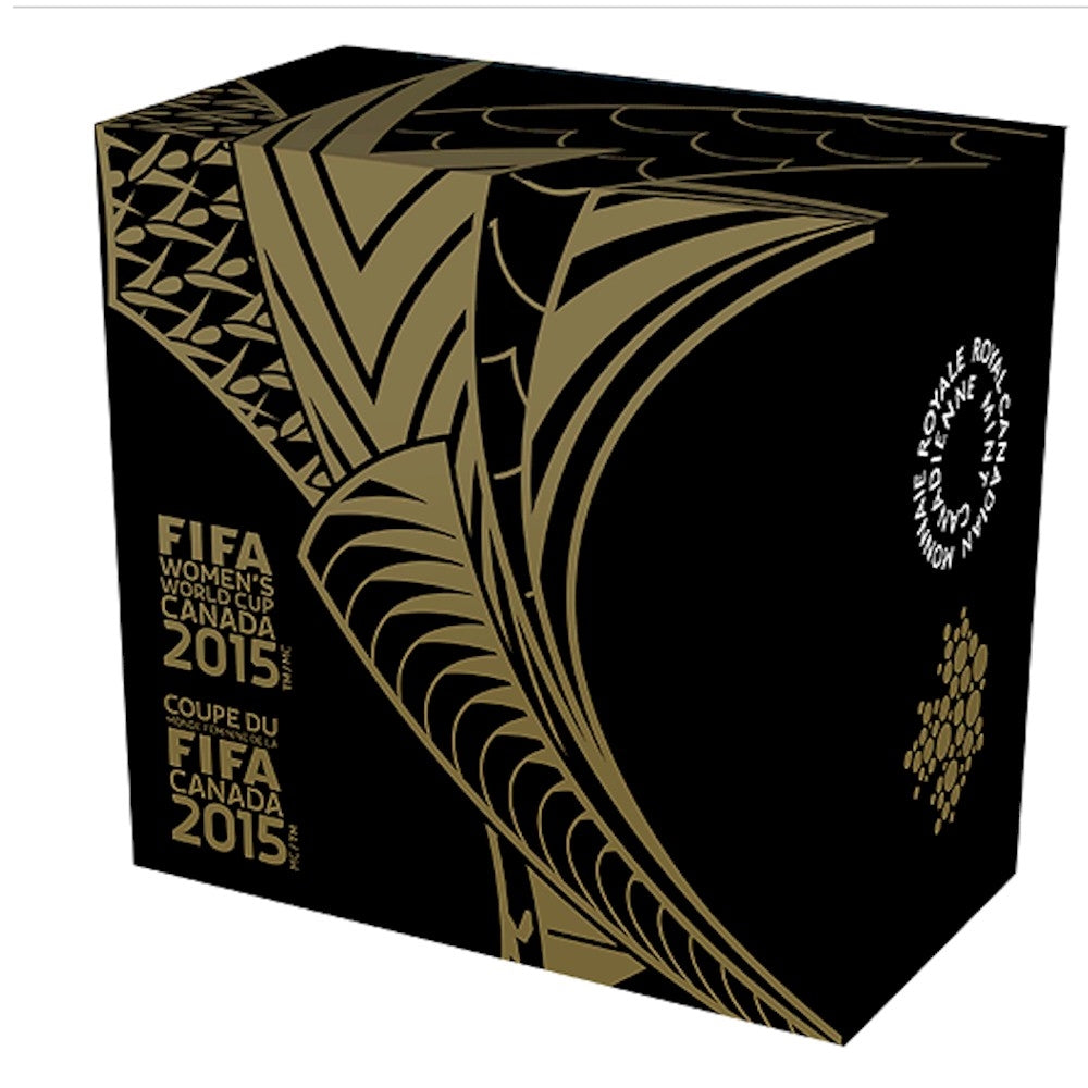 2015 Canada $75 FIFA Women's World Cup - The Trophy Gold (No Tax)