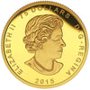 2015 Canada $75 Allied Gold 1/4oz. Pure Gold (No Tax) lightly worn sleeve