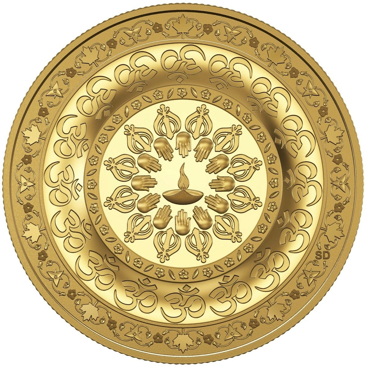 2015 Canada $200 Diwali Festival of Lights Pure Gold Coin (No Tax)