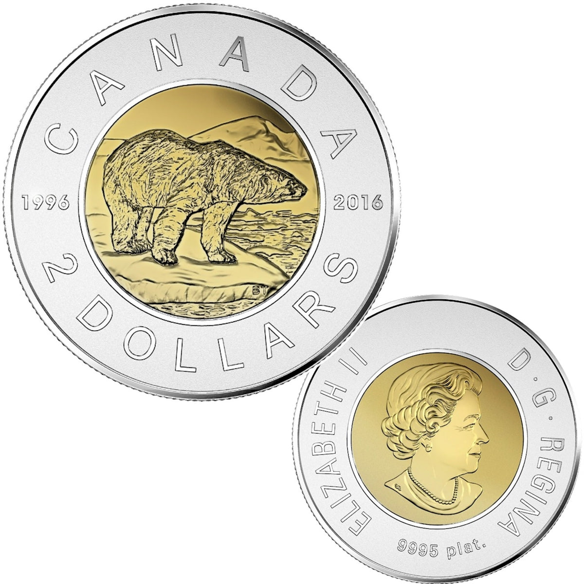 2016 Canada 4-coin 20 Years in the Making Platinum & Gold Set (No Tax)