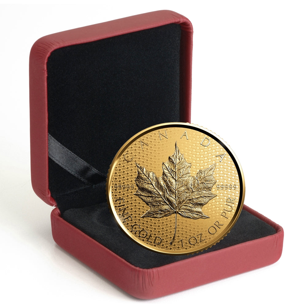 2017 $200 Canada 150 Iconic Maple Leaf 1oz. Pure Gold (No Tax)