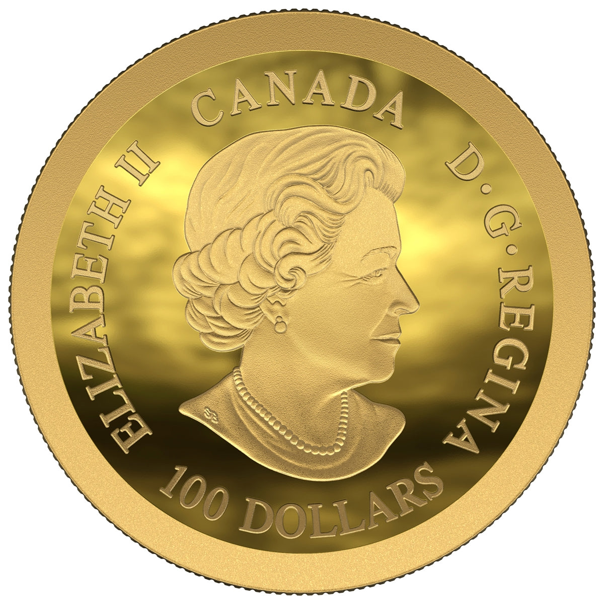 2019 Canada $100 50th Anniversary of the Apollo 11 Moon Landing Pure Gold (No Tax)