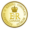 2018 Canada $10 65th Anniversary Coronation of Queen Elizabeth II Pure Gold (No Tax)