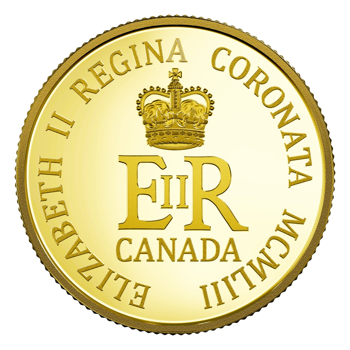 2018 Canada $10 65th Anniversary Coronation of Queen Elizabeth II Pure Gold (No Tax)