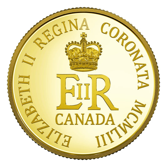 2018 Canada $10 65th Anniversary Coronation of Queen Elizabeth II Pure Gold (No Tax)