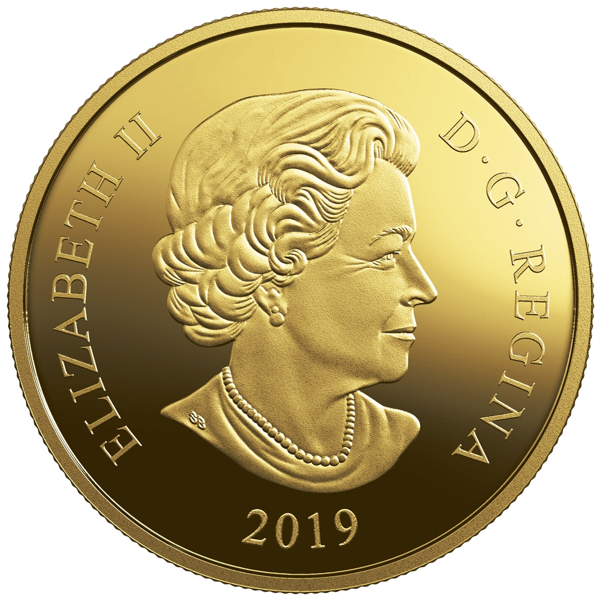 2019 Canada $250 Her Majesty Queen Elizabeth II's Sapphire Tiara Pure Gold (No Tax)