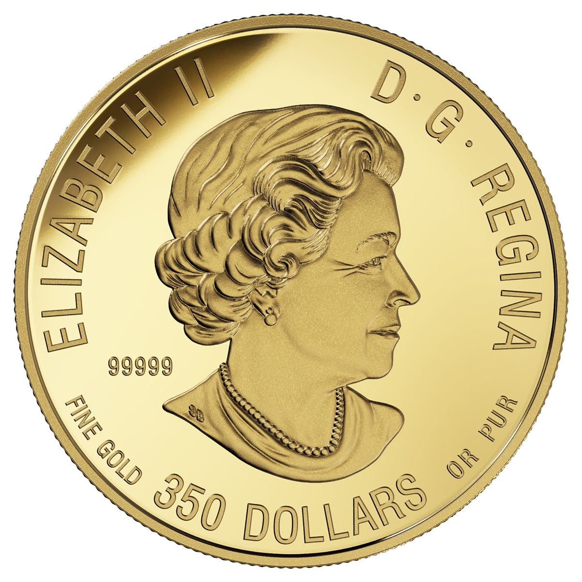 2019 Canada $350 Canadian Wildlife Portraits - The Cougar Pure Gold (No Tax)