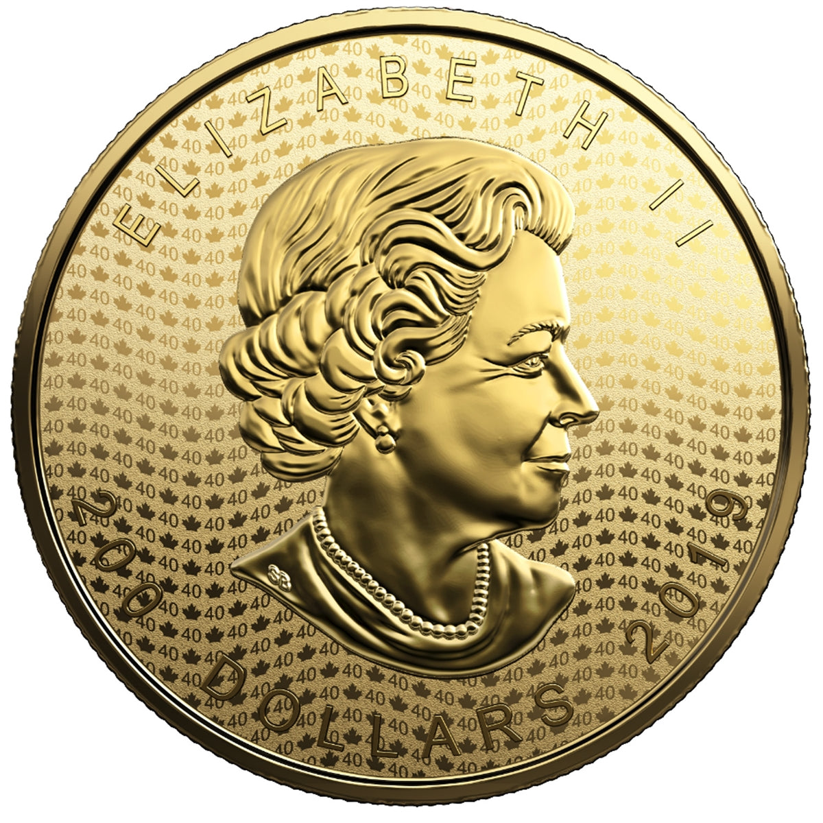 2019 Canada $200 40th Anniversary of the GML 2oz. Pure Gold Coin (No Tax)