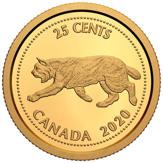 2020 Canada 1/10th oz. Tribute to Alex Colville: 1967 25-cent Pure Gold Coin (NO TAX)
