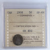 RARE 1908 Canada Specimen Set ICCS Certified SP63 & SP64 - Only 1,000 Minted!