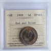 RARE 1908 Canada Specimen Set ICCS Certified SP63 & SP64 - Only 1,000 Minted!
