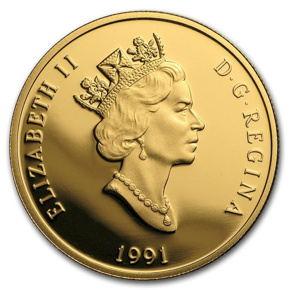 1991 Canada $200 A National Passion 22K Gold Coin