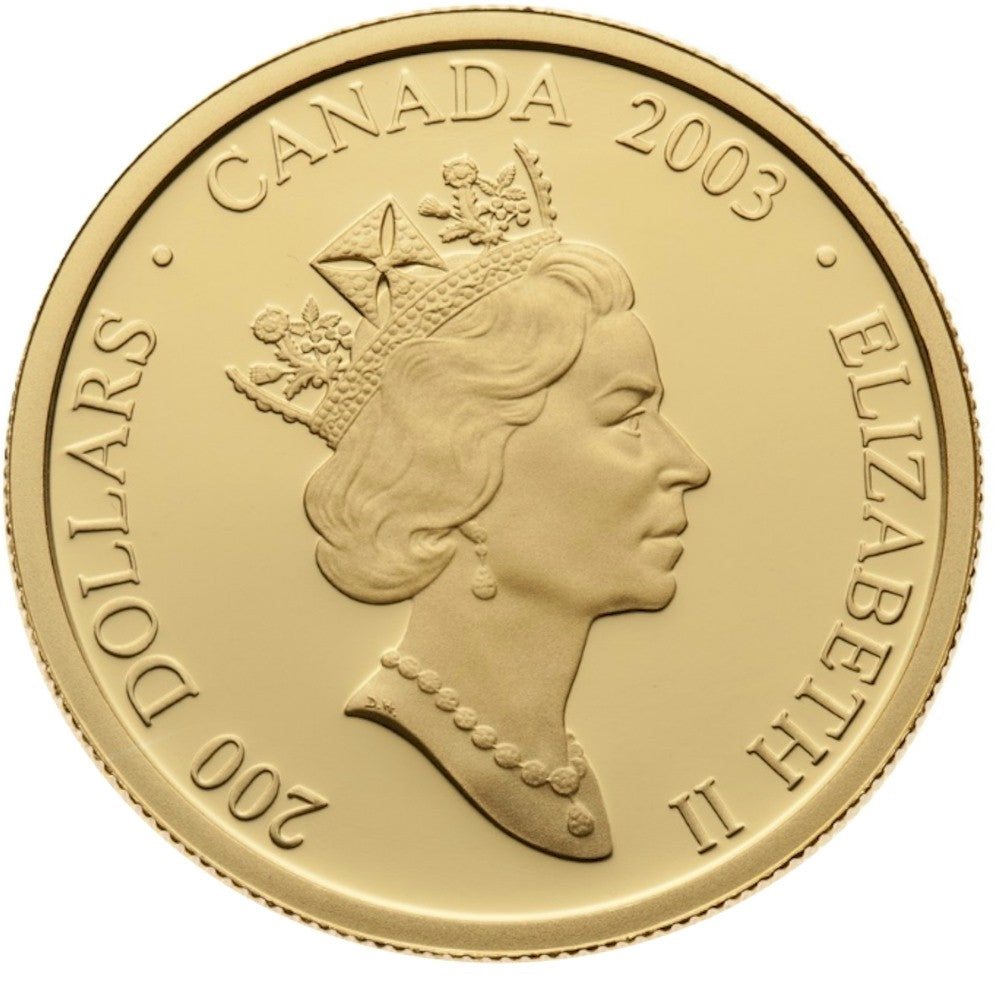 2003 Canada $200 "Houses" - Lionel Lemoine Fitzgerald 22K Gold Coin