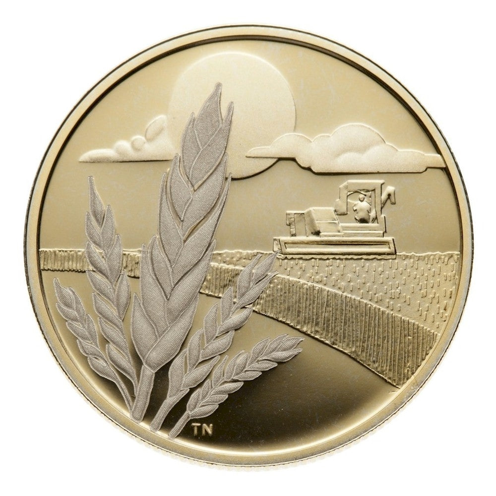 2003 Canada $100 Discovery of Marquis Wheat Centennial 14k Gold Coin