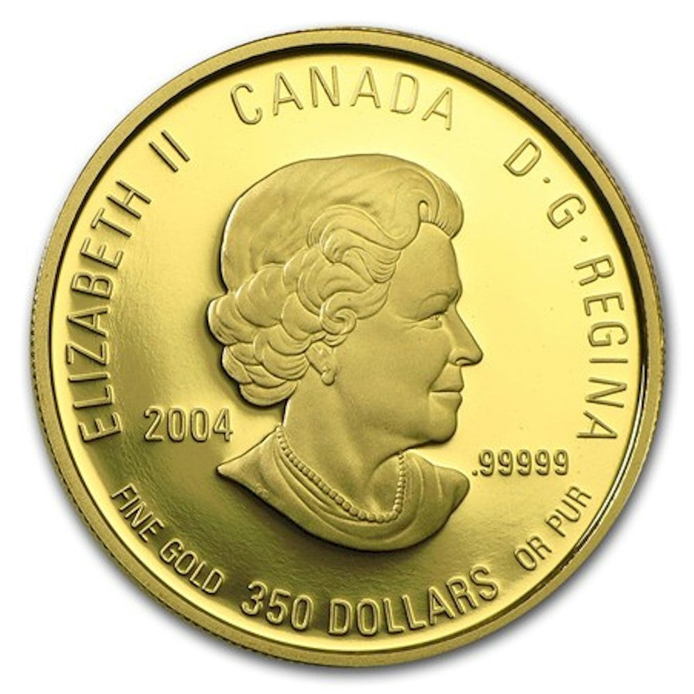 2004 Canada $350 The Fireweed - Yukon Territories Pure Gold Coin (No Tax)