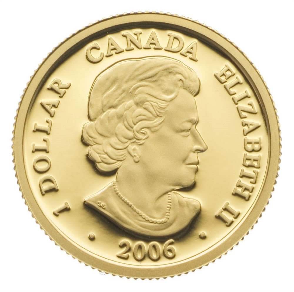 2006 Canada $1 Gold Louis .999 Fine Gold Coin (TAX Exempt)