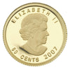 2007 Canada 50-cent The Wolf 1/25oz. Pure Gold Coin (TAX Exempt)