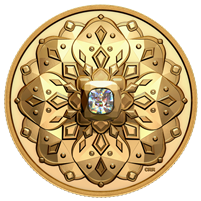 2022 Canada $200 Purely Brilliant: Forevermark Black Label Cushion UHR 1 oz. Pure Gold