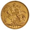 Great Britain 1907 Gold Sovereign AU-UNC (AU55)