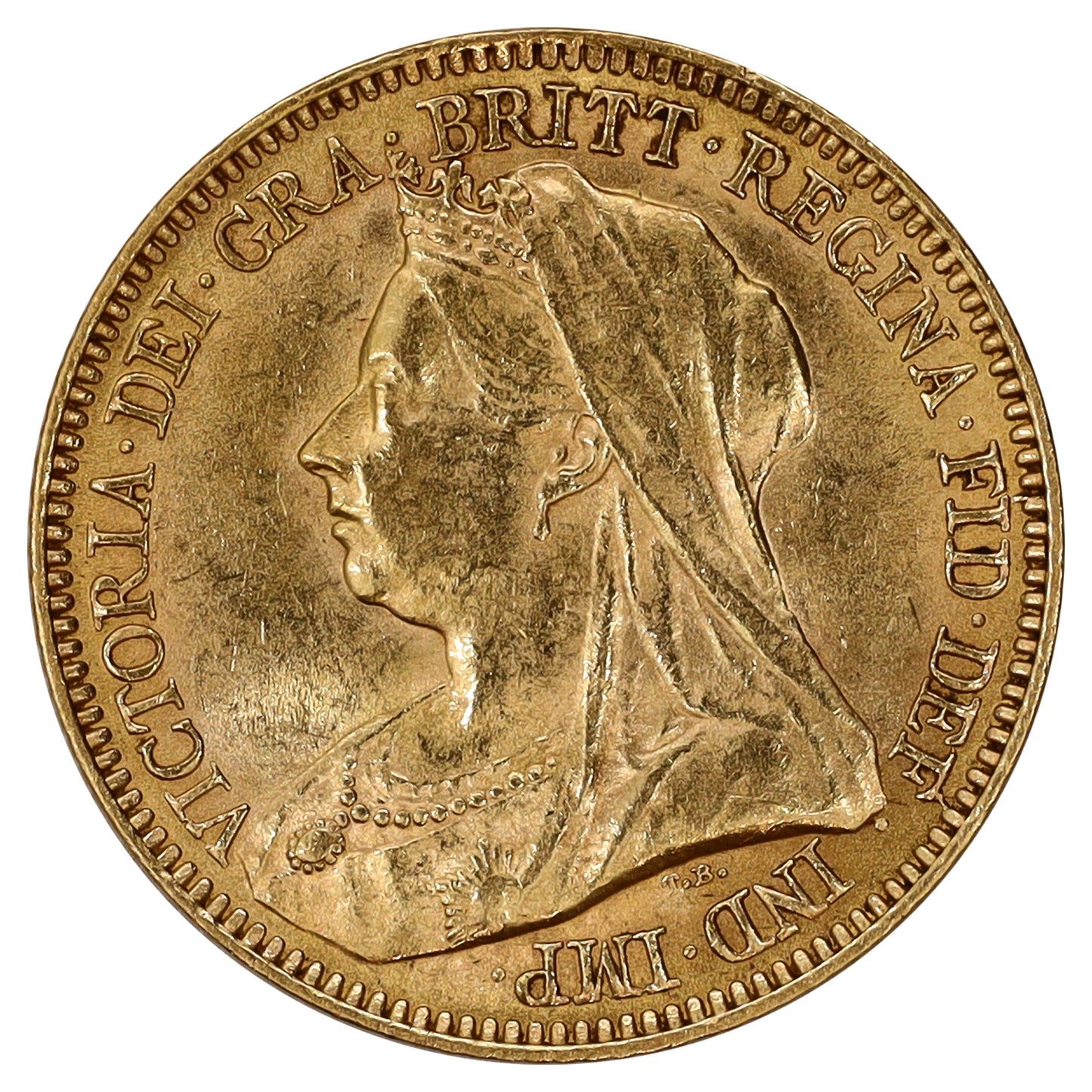 Great Britain 1894 Gold 1/2 Sovereign UNC+ (MS62)