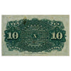 USA 1863 10 Cent Note, FR #1257, VF-EF