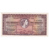 Bermuda 1957 5 Shilling Note, Pick #18b, AU-UNC